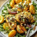 Herby Lemon Garlic Chicken and Potatoes