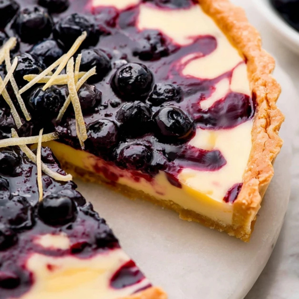 Lemon Blueberry Tart