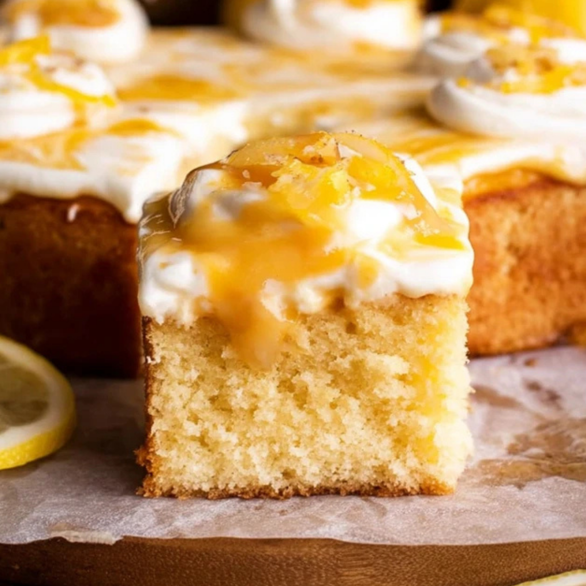 Lemon Curd Cake