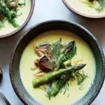 Lemony Roasted Asparagus Soup