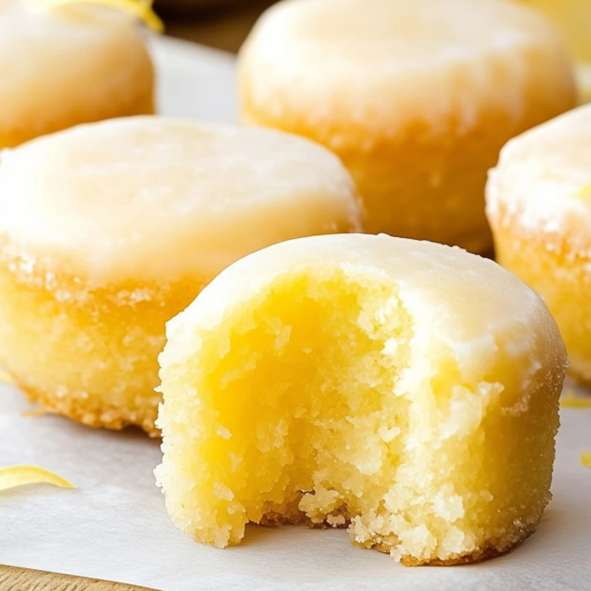 Mini Lemon Drop Cakes
