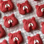 Red Velvet Bear Cookies