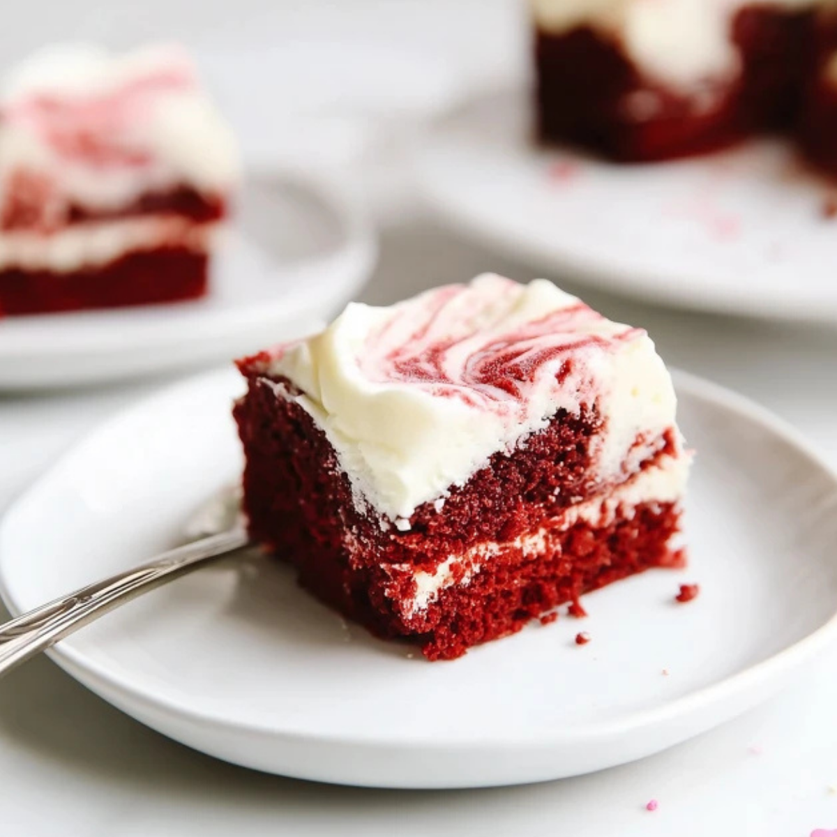 Red Velvet Cheesecake Swirl Cake