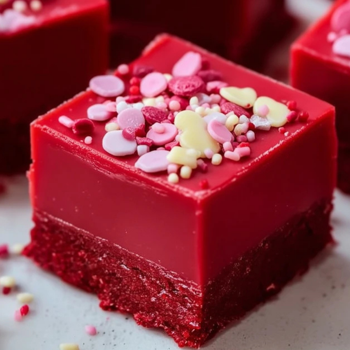 Red Velvet Fudge