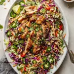 Sesame Chicken Cabbage Crunch Salad