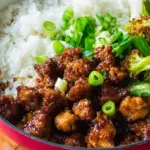 Sticky Chicken Rice Bowl