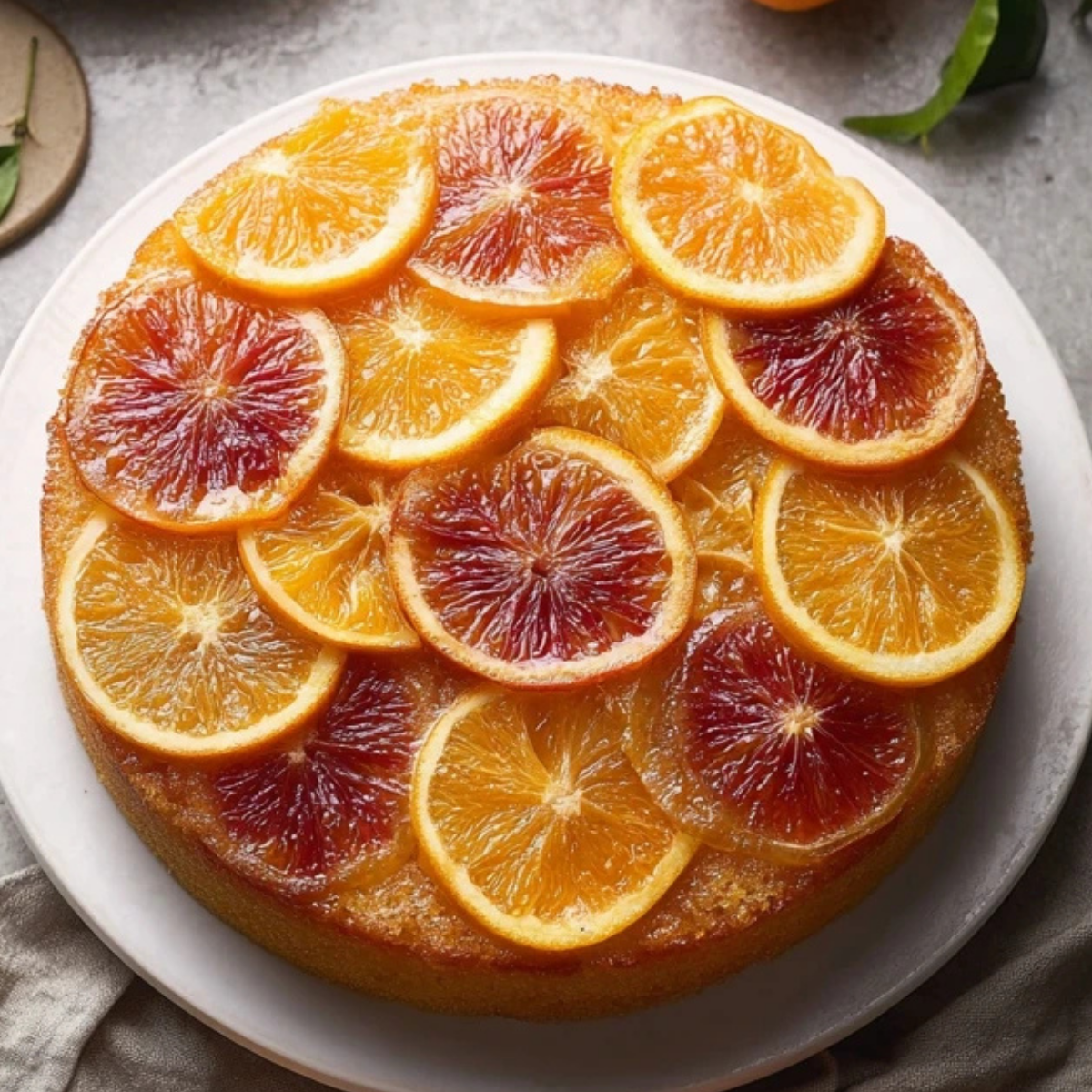 Upside Down Orange Cake