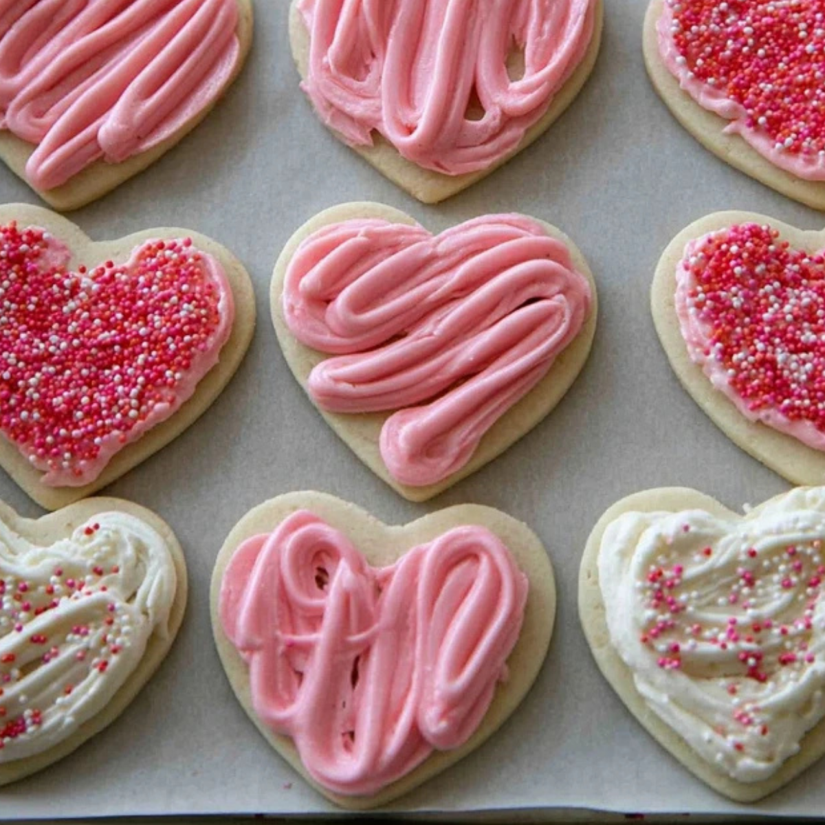 Valentine Sugar Cookies