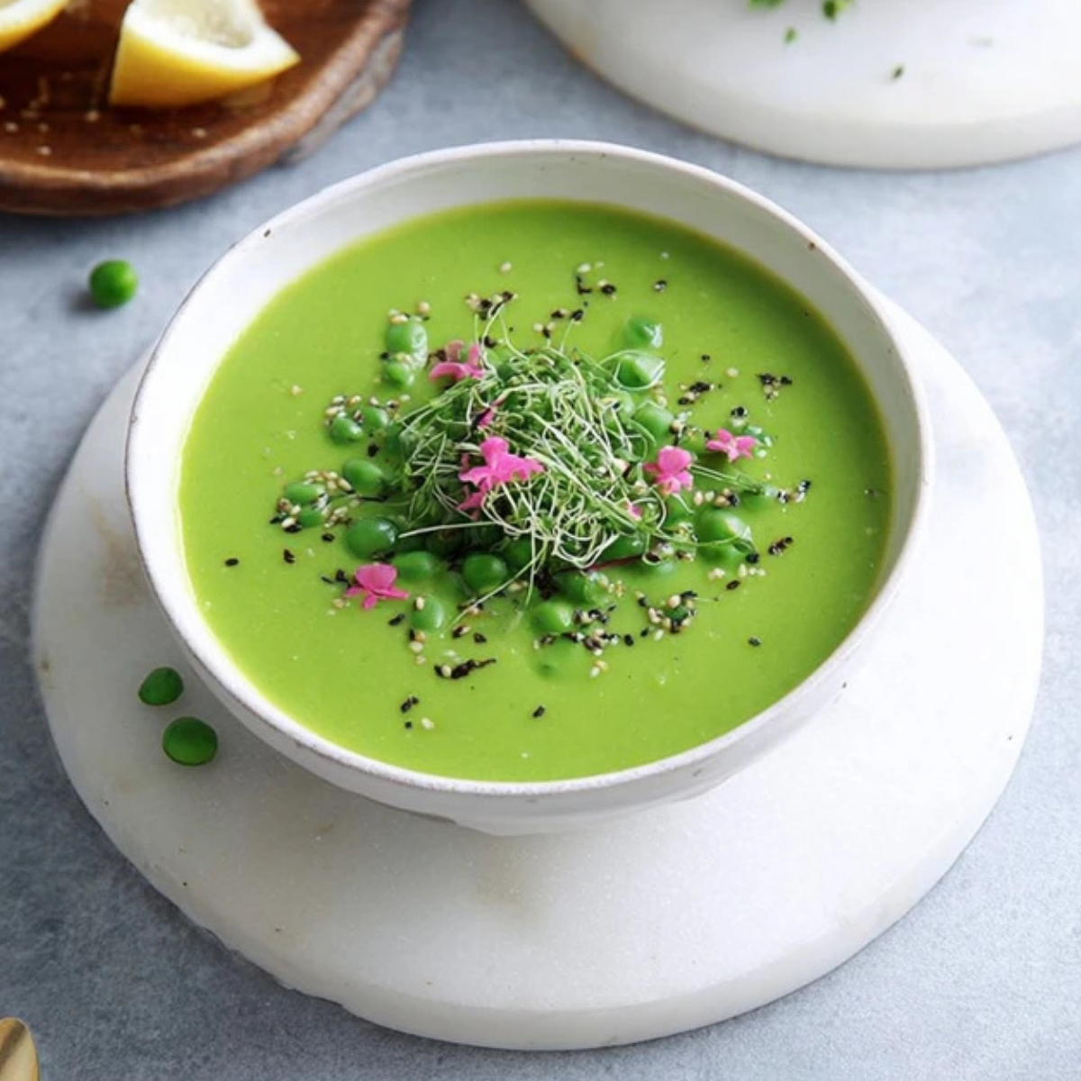 spring pea soup