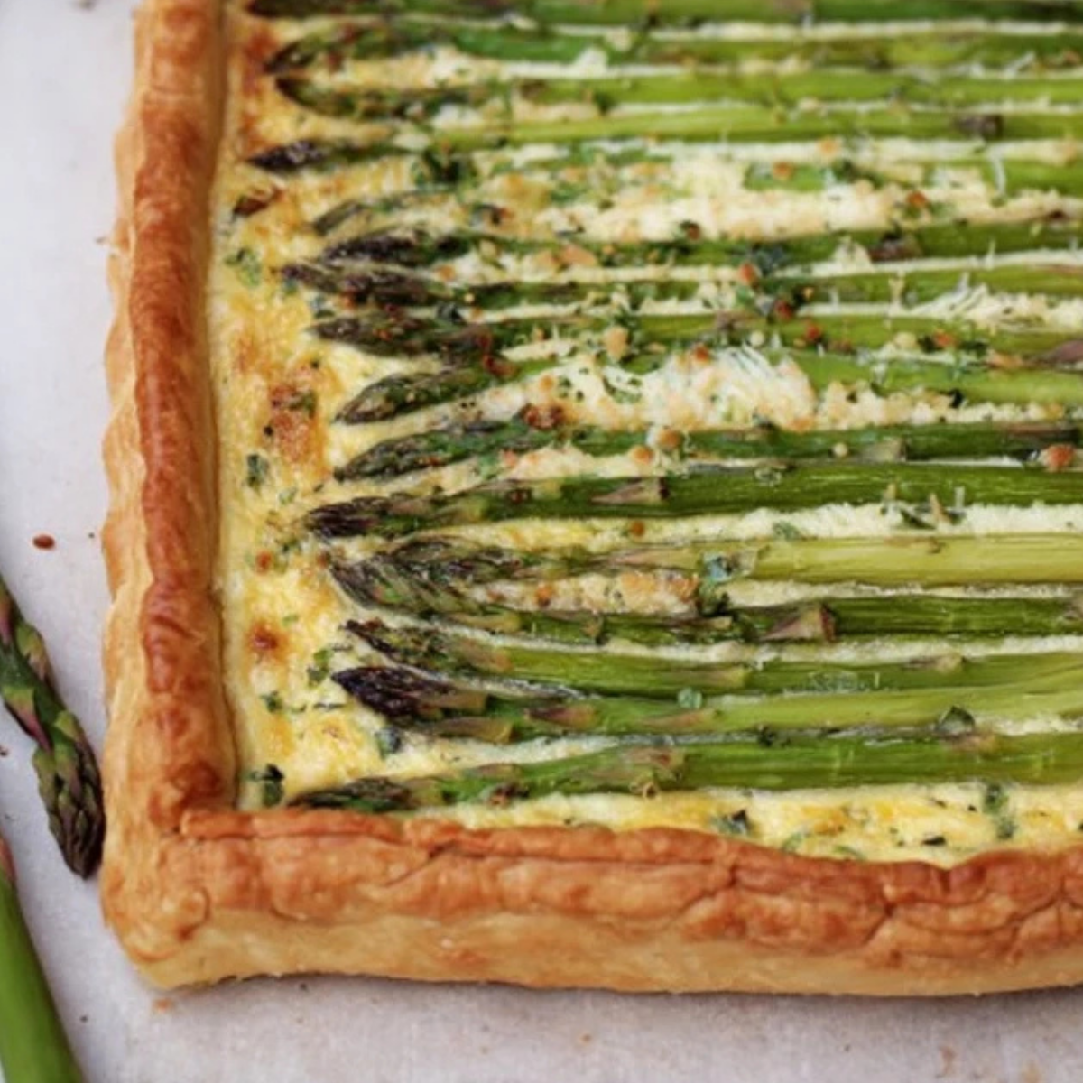 Asparagus Gruyere Tart