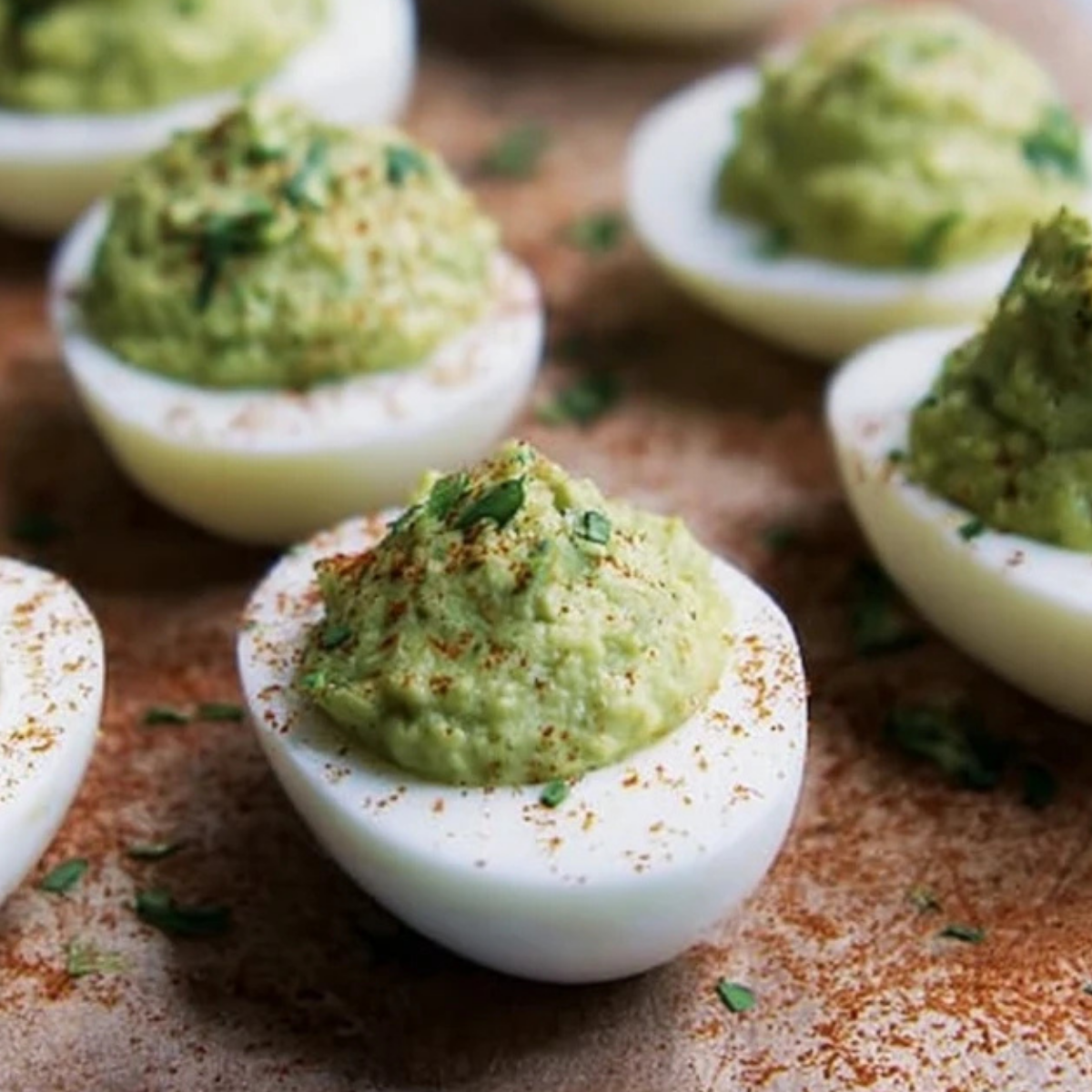 Avocado Deviled Eggs