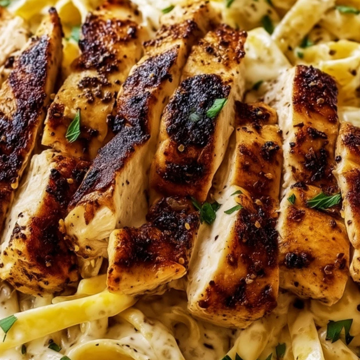 Blackened Chicken Alfredo