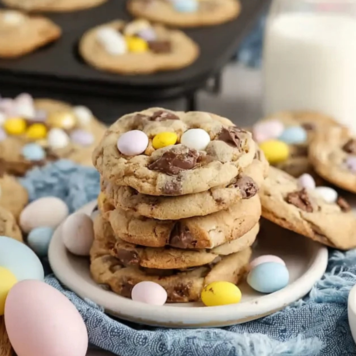 Cadbury Egg Cookies