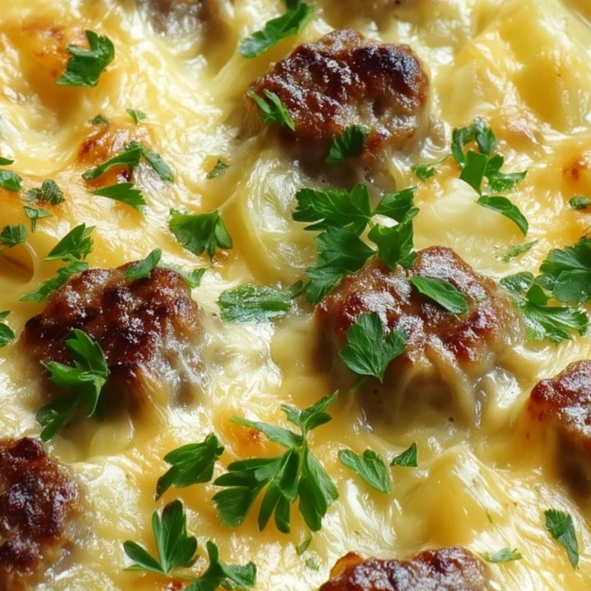 Cheesy Sausage and Potato Casserole