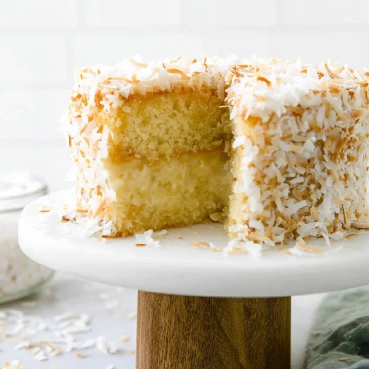Coconut Custard Cake