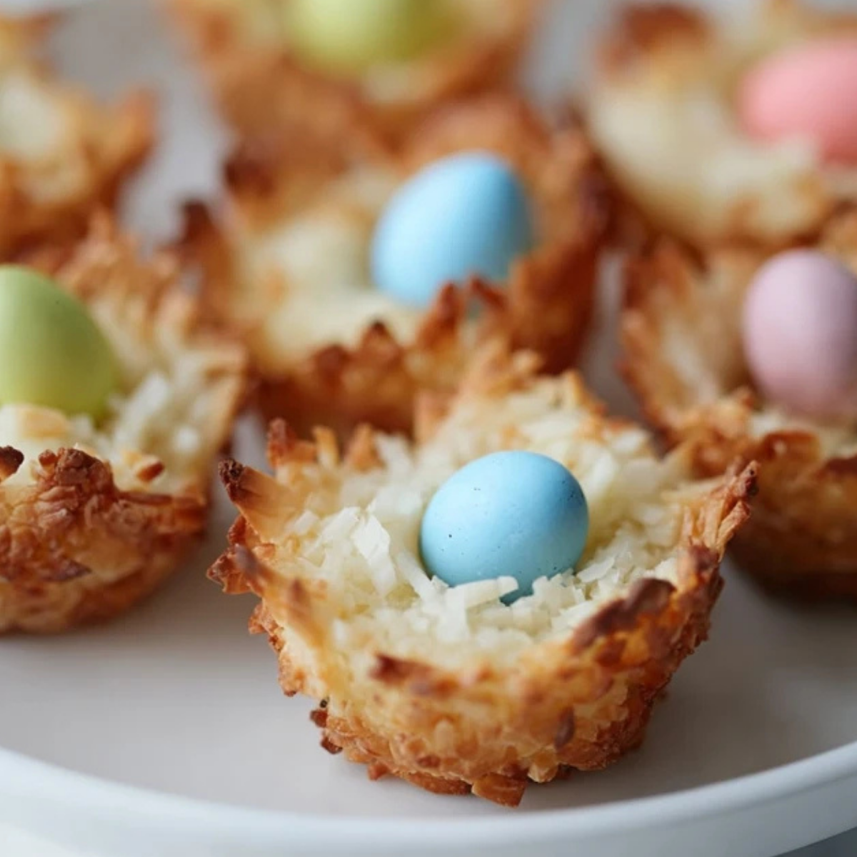 Coconut Macaroon Nests