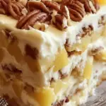Creamy Pineapple Pecan Cake