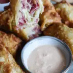 Crispy Reuben Eggrolls