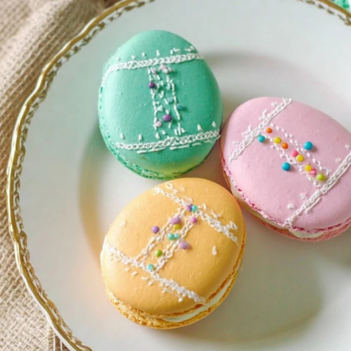 Easter Egg Macarons