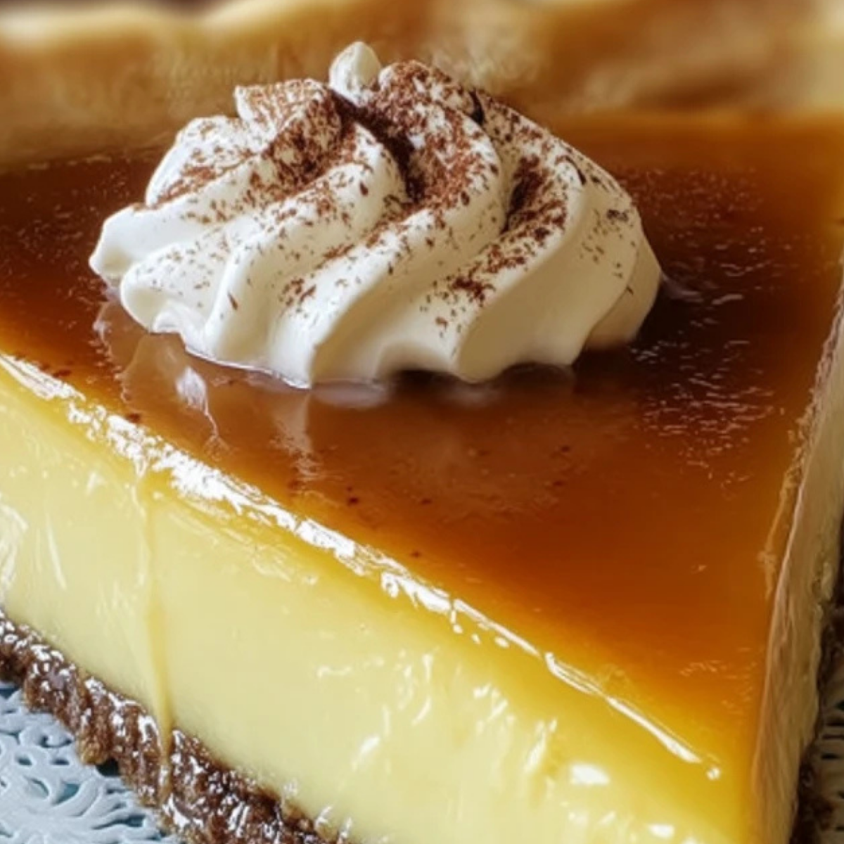 Flan Style Custard Pie