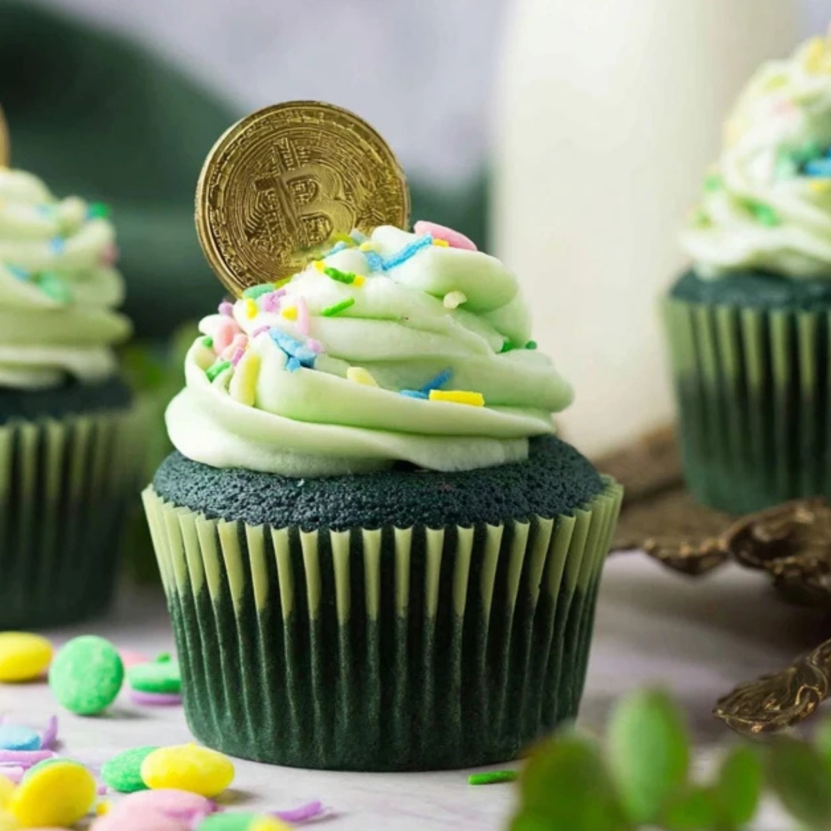 Green Velvet Cupcakes