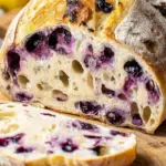Lemon Blueberry Sourdough Bread