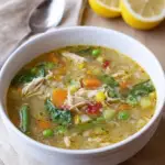 Lemony Chicken Soup with Spring Veggies