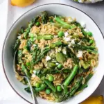 Lemony Orzo with Asparagus