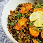 Moroccan Lentil and Roasted Carrot Salad
