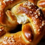 Mozzarella Stuffed Soft Pretzels