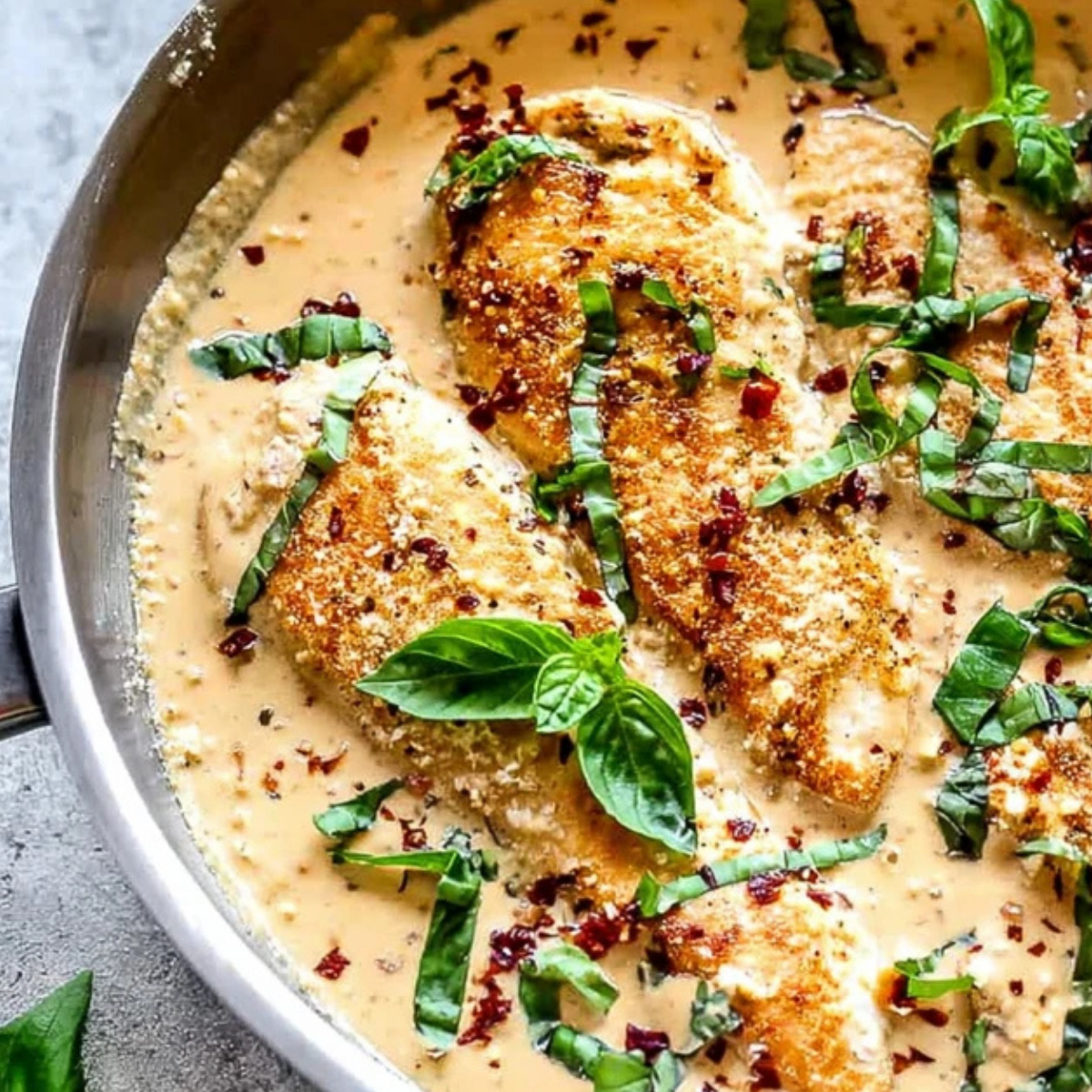 PARMESAN BASIL CHICKEN