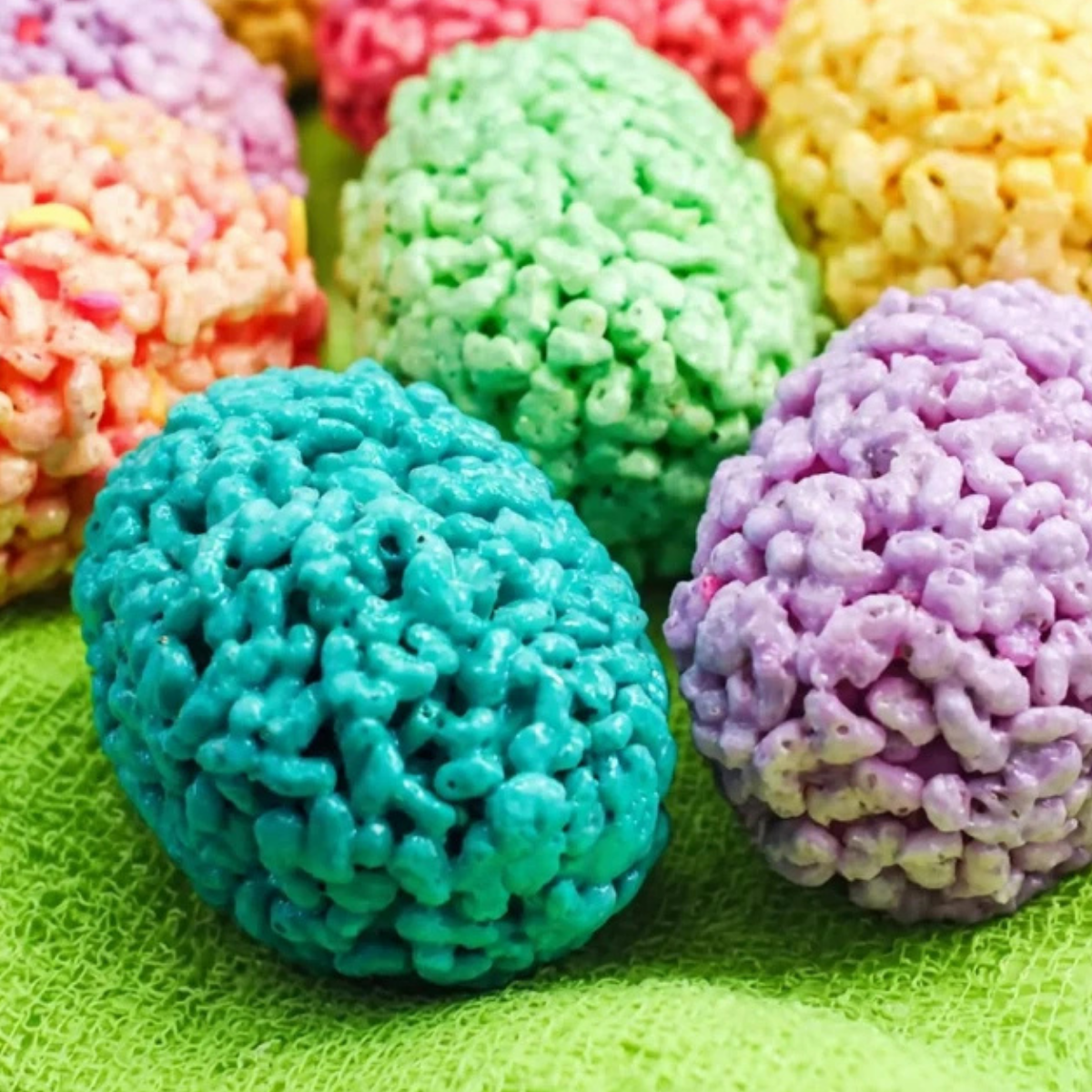 Rice Krispie Easter Eggs