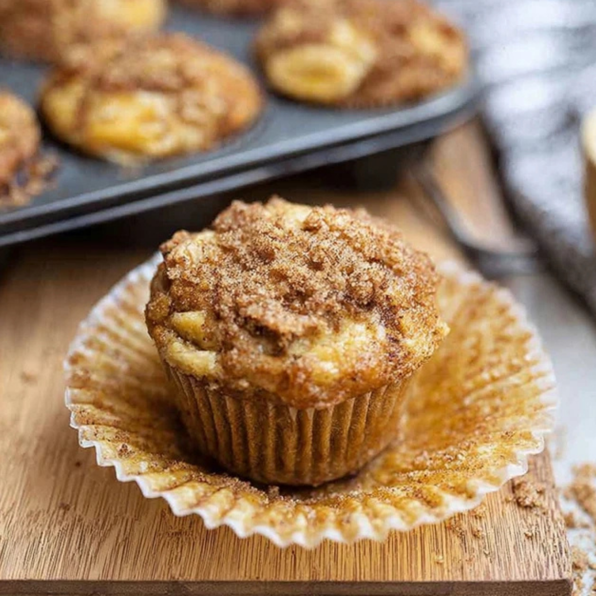 Sourdough Banana Muffins