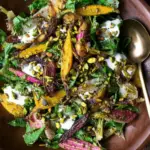 Spring Root Vegetable Salad with Pistachio Vinaigrette