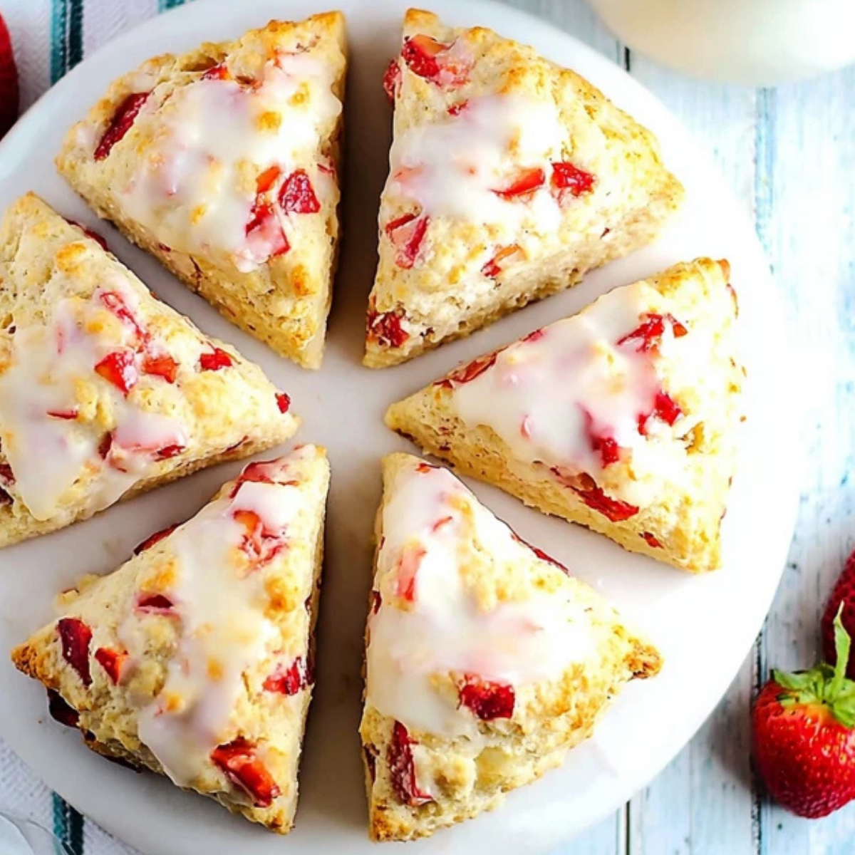 Strawberry Scones