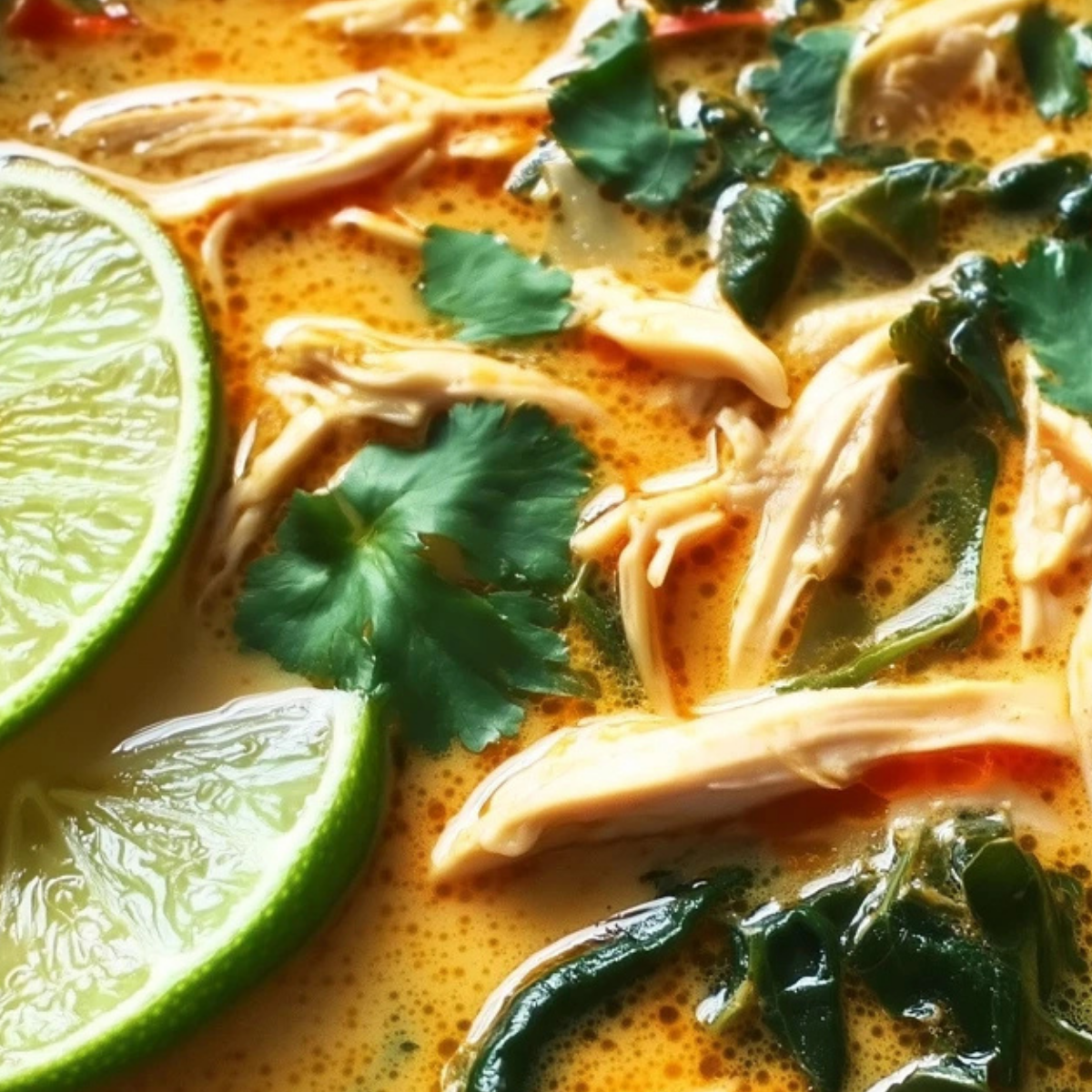 20 Minute Thai Chicken Curry Soup