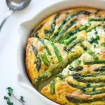 Asparagus Frittata with Goat Cheese