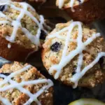Blueberry Lemon Poppy Seed Sourdough Muffins
