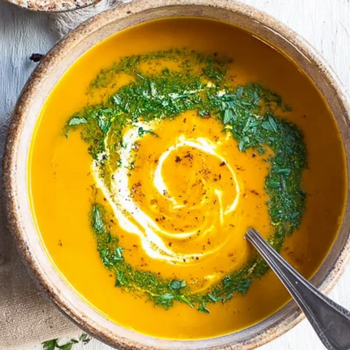 Carrot Soup with Chermoula