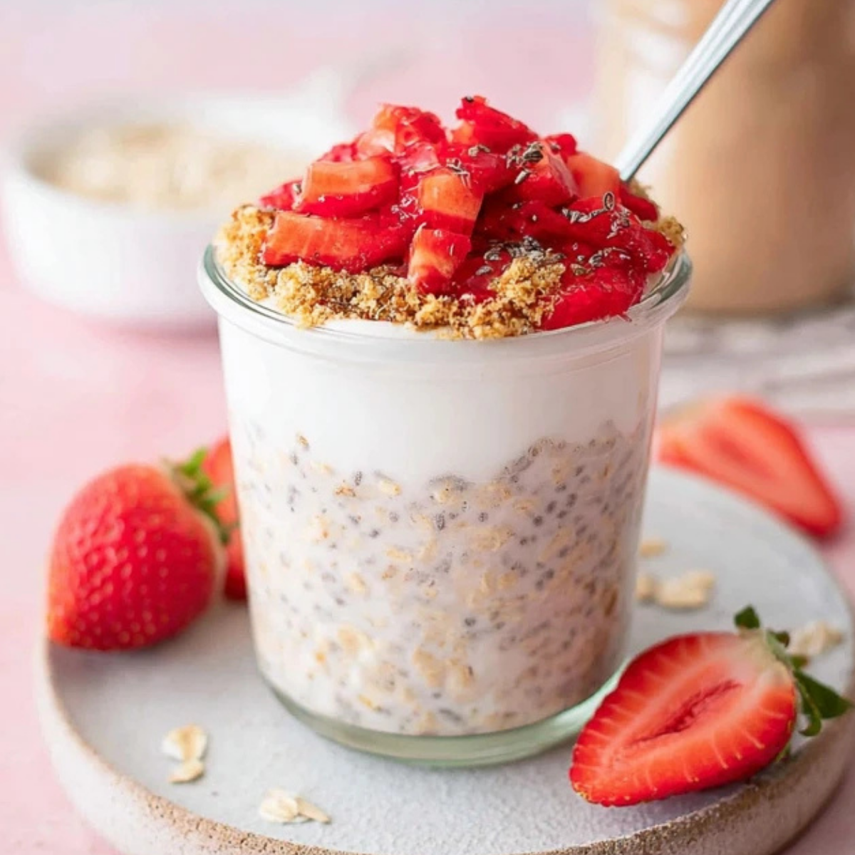 Cheesecake Overnight Oats