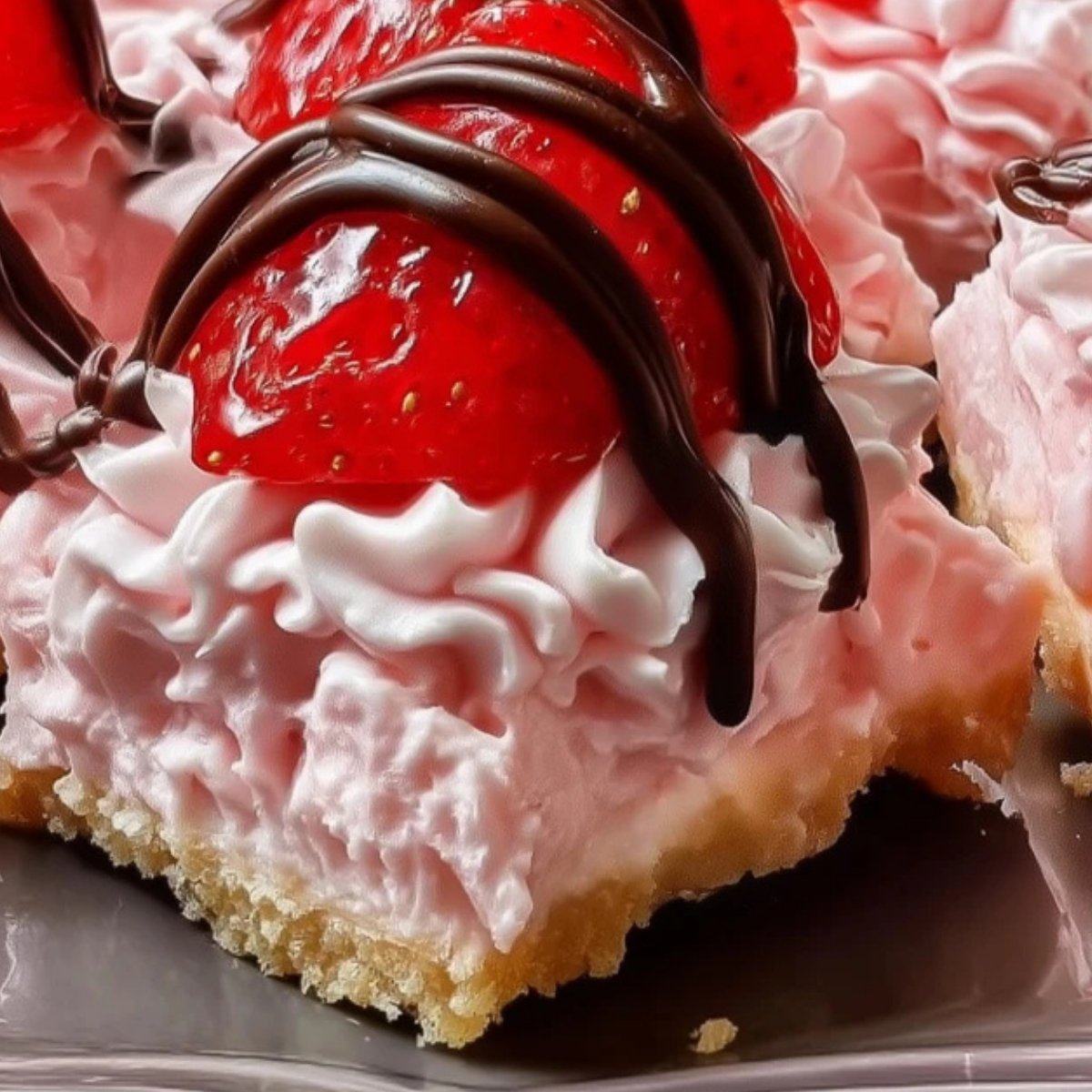 Chocolate Covered Strawberry Cheesecake Bites