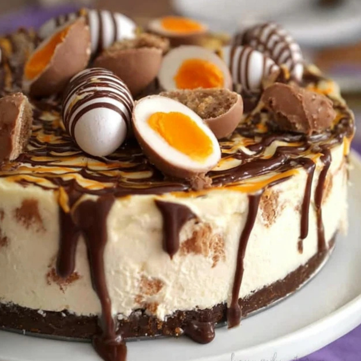 Creme Egg Cheesecake