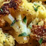 Crispy Parmesan Roasted Cauliflower