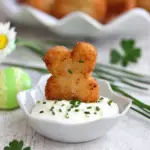 Easter Bunny Potato Croquettes