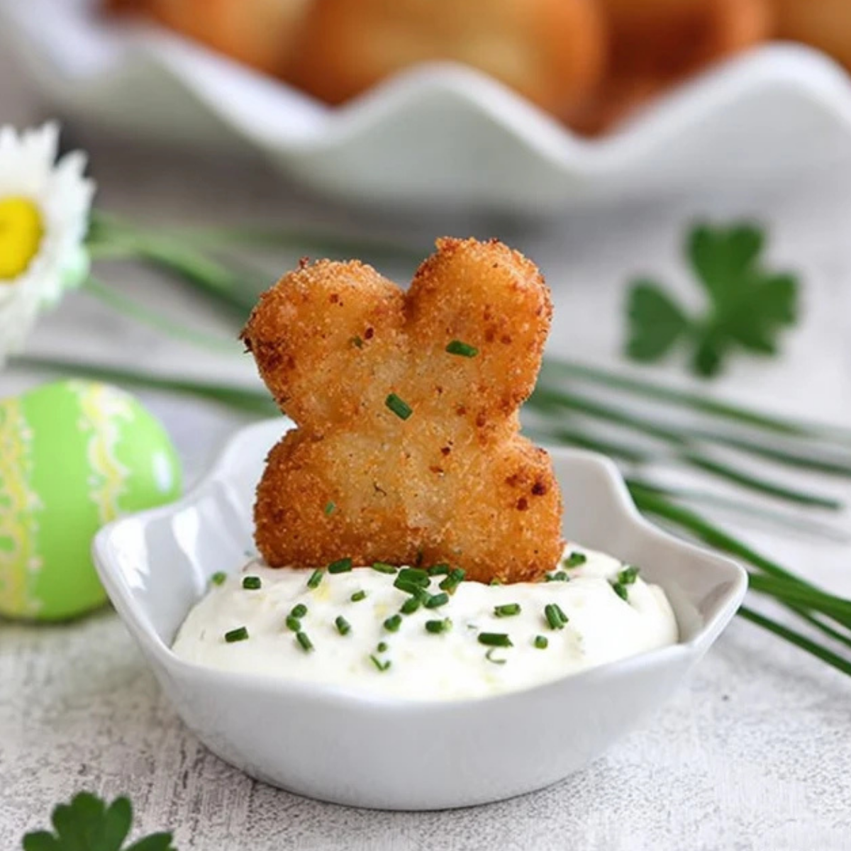 Easter Bunny Potato Croquettes