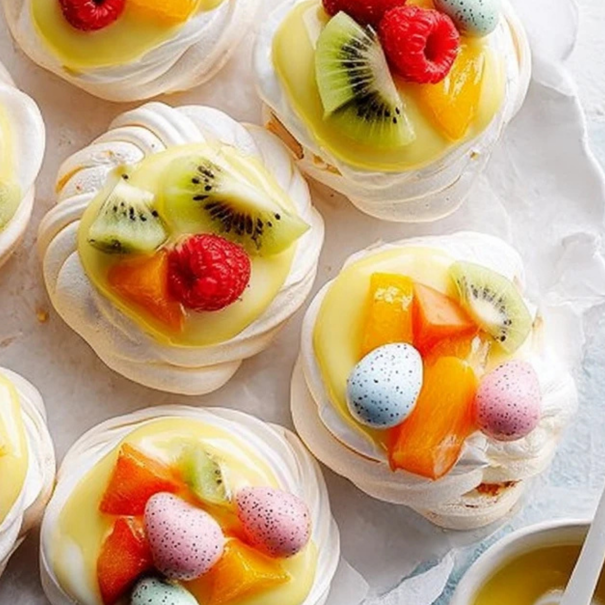 Easter Meringue Cups