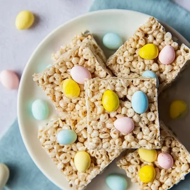 Easter Rice Krispie Treats: Easy No-Bake Recipe - recipe maestro