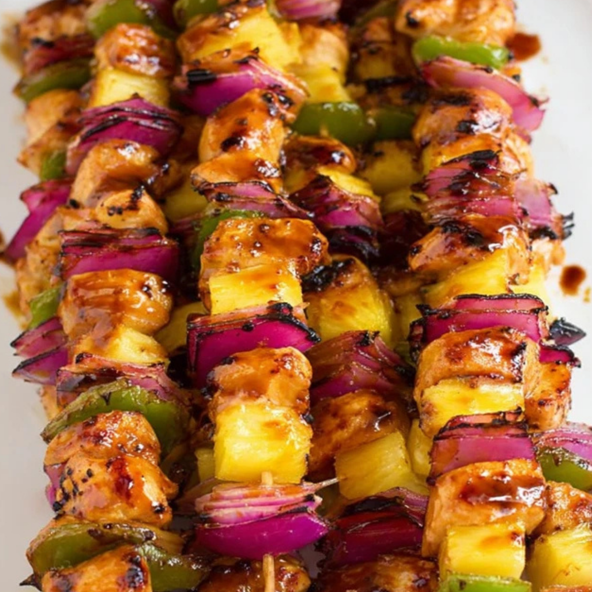 Hawaiian Chicken Kebabs