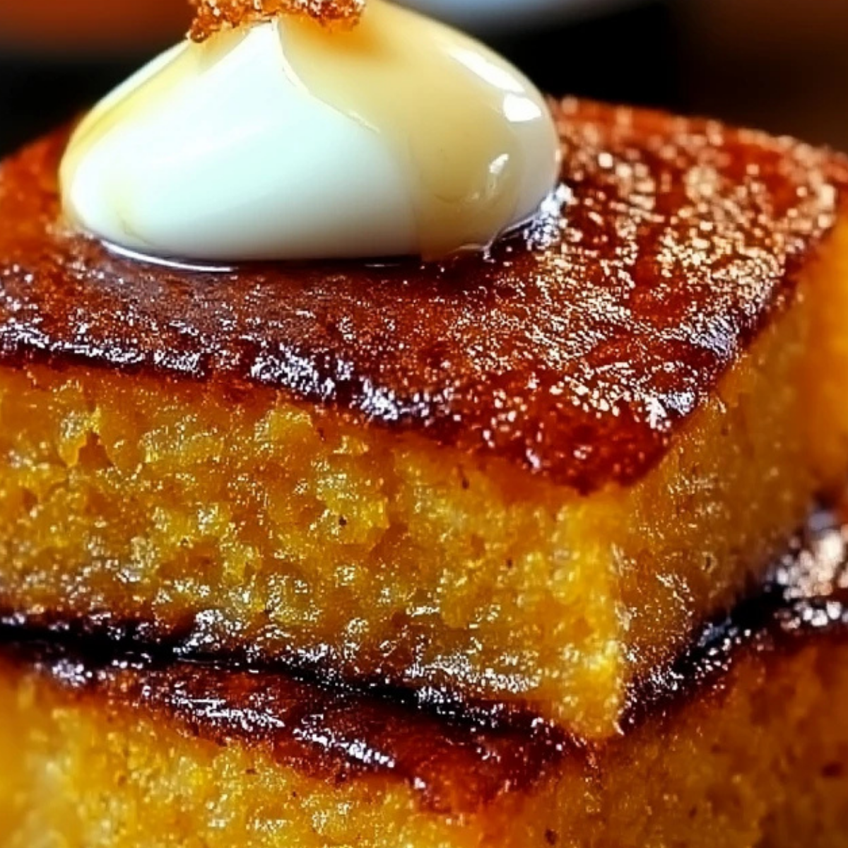 Honey Butter Sweet Potato Cornbread