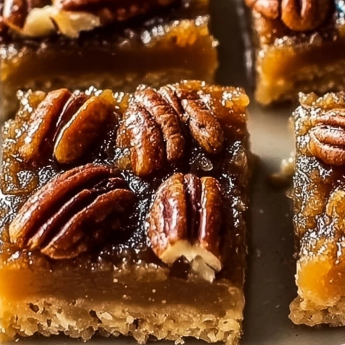Lazy Girl Pecan Pie Bars